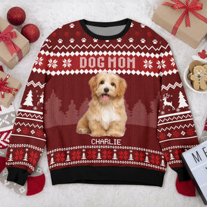 Custom Photo Dog Dad Dog Mom Ugly Sweater HA75 892916