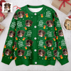Custom Photo Best Pet Dad Mom Ever - Personalized Ugly Cardigan LM32 897261