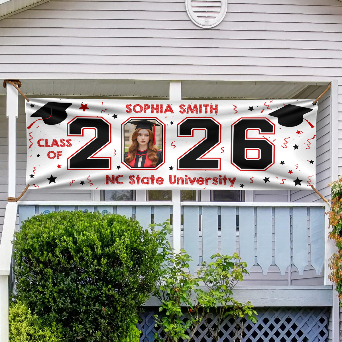 Custom Photo Class of 2026 Personalized Banner Graduation Party Gift HA75 920620