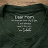 Personalized Happy Mother's Day No Matter How Big We Get Neck Print Back Shirt HO82 901694