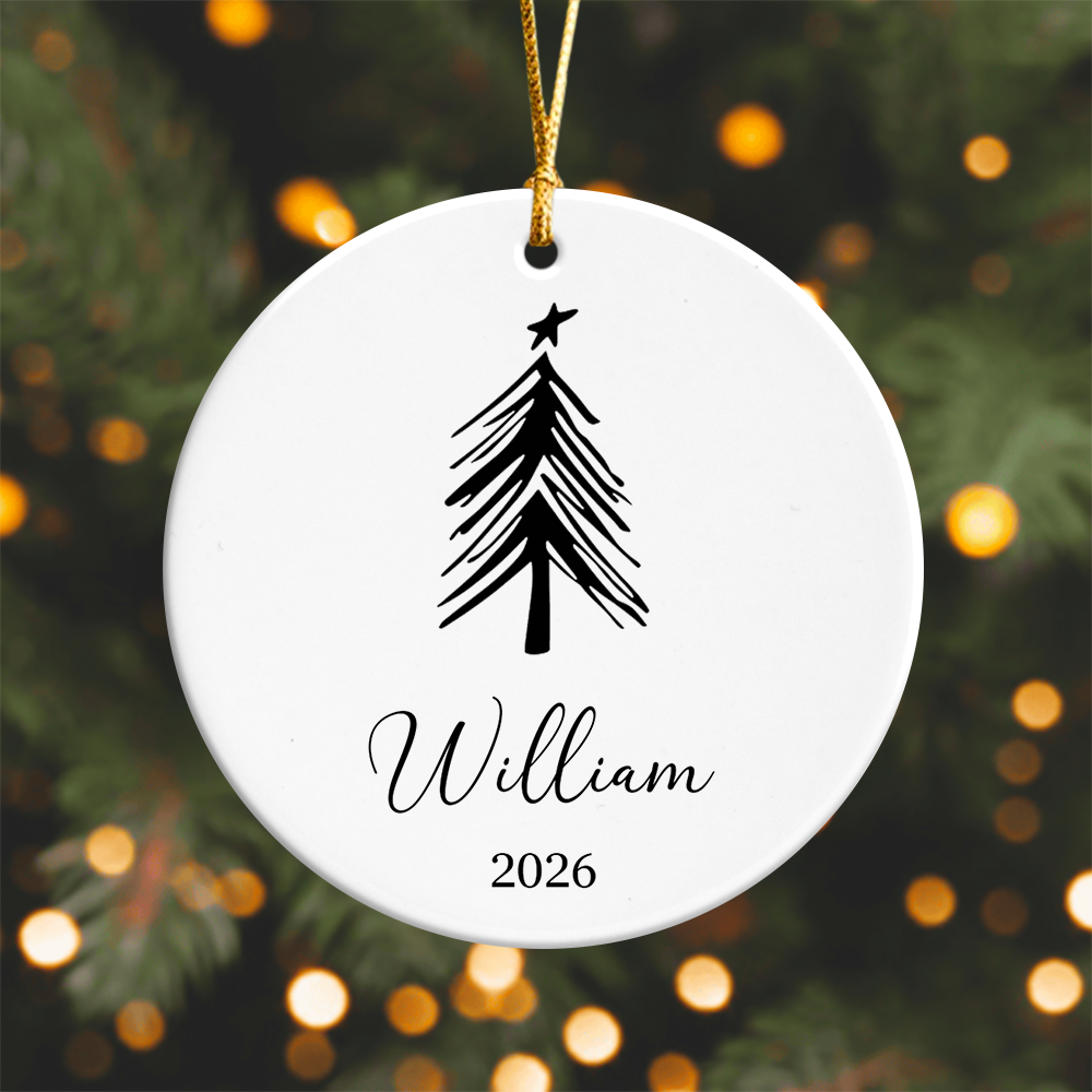 Personalized Custom Name Family Ceramic Ornament For Christmas TH10 170651