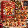 24 Days Christmas Highland Cow Advent Calendar 2026, Figurines Farmhouse Holiday Decor LM32 670173