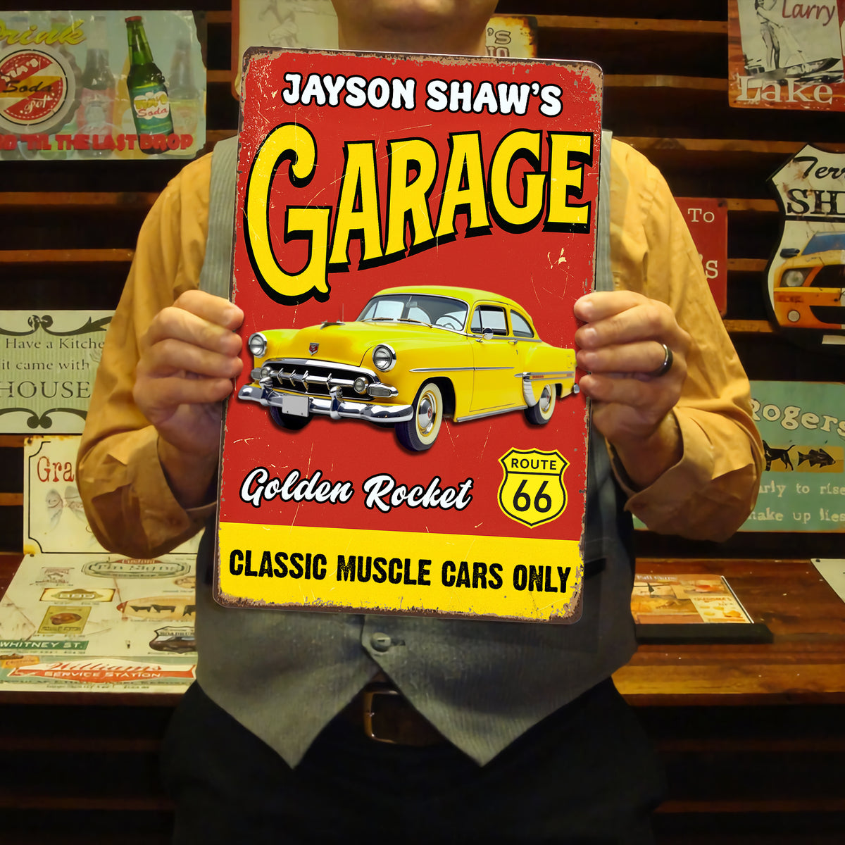 Custom Car Photo For Car Lover Metal Sign TH10 894235