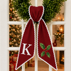 Personalized Christmas Tree Monogram Embroidered Wreath Sash TH10 171275