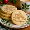 Custom Name We Wish You A Merry Christmas Tree Cookie Stamp - Holiday Baking Gift For Family TH10 171551