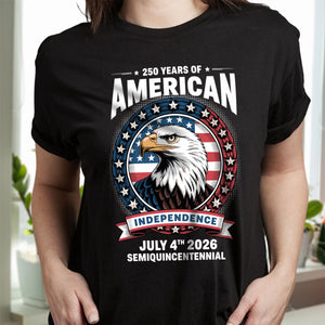 250 Years of America Anniversary Independence Day 2026 Dark Shirt CH07 896698