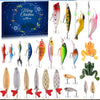 Christmas Countdown - 24 Days Fishing Advent Calendar Gift For Fishing Lovers HO82 900528