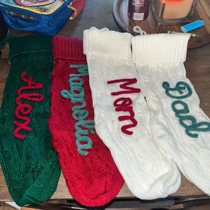 Custom Name Christmas Personalized Christmas Stocking Personalized Gift HO82 900438