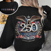 Freedom USA Eagles 250th Anniversary Semiquincentennial Back & Front Dark Shirt LM32 899191