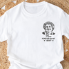 Custom Photo Forever In My Heart White Shirt - Personalized Memorial Sympathy Gifts For Loss Of Mom, Dad CH07 180098