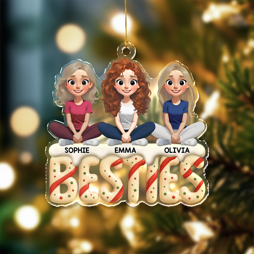 Personalized Sister For Life Acrylic Ornament TH10 896423