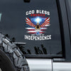 Personalized 250 Years of Blessing Shirt, Patriotic God Bless America Eagle Car Window Decal Sticker CH07 910790