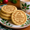 Custom Family Name Merry Christmas Cookie Stamp HA75 919628