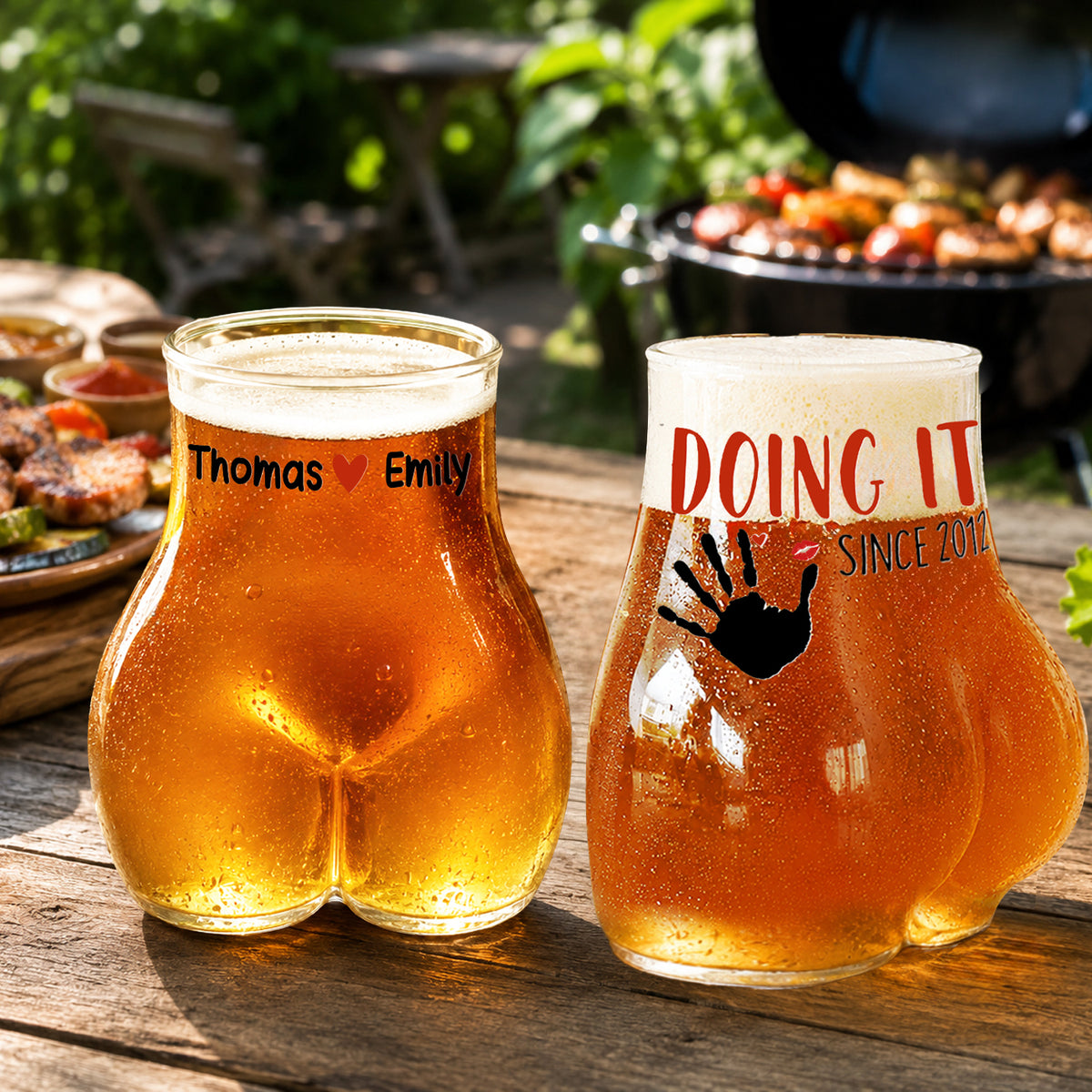 Funny Ass Body Shaped Glass Cup For Home Bar Party - Personalized Gift For Him, Boyfriend, Girlfriend, Couple HO82 902520