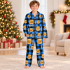 Custom Name Glitter Dumpling Bamboo Kids Christmas Pajamas TH10 171455