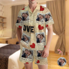 Custom Photo Newspaper Short Pajamas Funny Love Gift For Couples CH07 895528