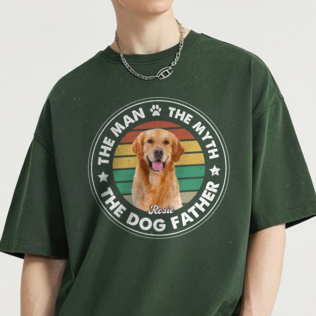 Custom Photo The Man The Myth The Dog Father Comfort Shirt For Dog Lovers CH07 899368
