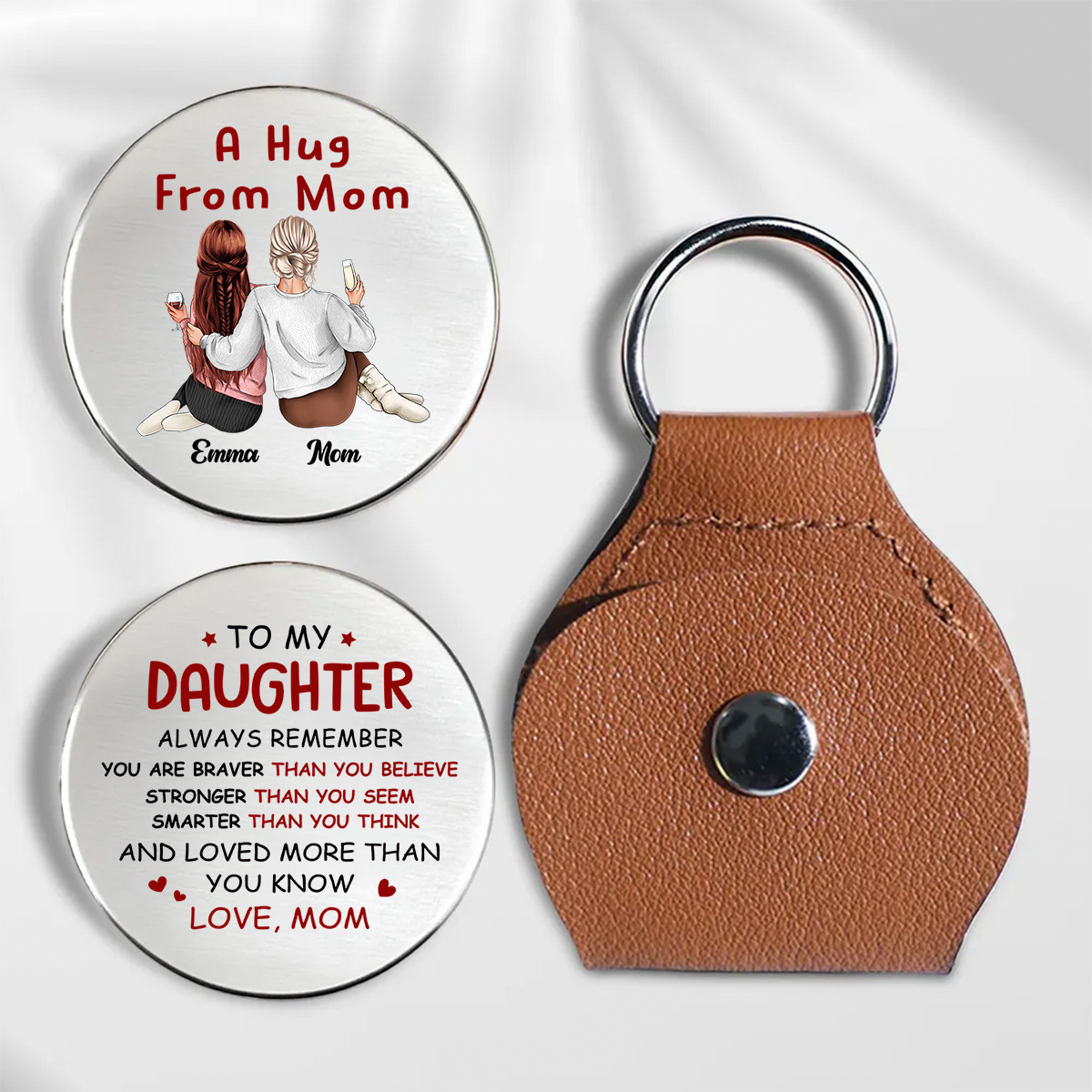 Personalized A Hug You Can Hold Pocket Hug Birthday Gifts For Mom, Daughter HO82 900784