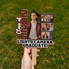 Custom Photo Lights, Camera, Graduate Class Of 2026 Face Fan LM32 899311