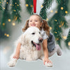 Custom Dog & Baby Photo Acrylic Ornament - Personalized Family Keepsake Gift CH07 180570