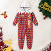 Personalized Funny Gingerbread Cookie Christmas Lights Onesie Pajamas HO82 903680