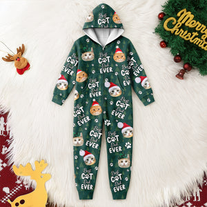 Custom Face Cute Best Dad, Mom Ever Christmas Onesie Pajamas LM32 897285