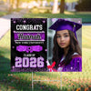 Custom Photo Congrats Class of 2026 Graduation Yard Sign CH07 910734