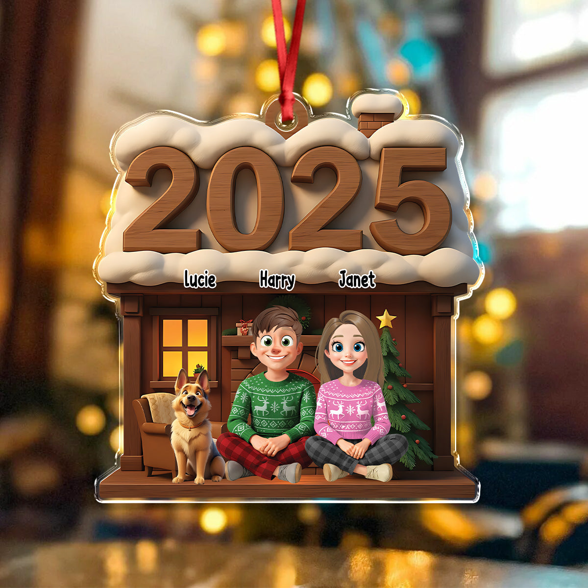 Personalized Family Reunion Acrylic Ornament TH10 896441