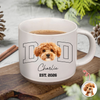 Custom Photo And Name Pottery Mug For Dog Dad TH10 169901