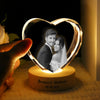 Custom Wedding Photo Engraved Crystal Photo With Light CH07 910034