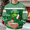 Custom Name Jingle My Balls Ugly Christmas Sweater For Dad TH10 171175