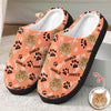 Custom Photo Cat Faces Slippers, Unique Funny Gift HA75 892972