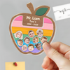 Custom Photo Thank You Teacher – Personalized Apple Shaker Locker Magnet Gift From Students HO82 894426
