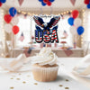 Faith, Family & Freedom America 250 Years Cupcake Topper HA75 898836