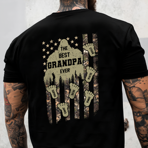 Personalized Camo Flag Dadsquatch Shirt CH07 895878