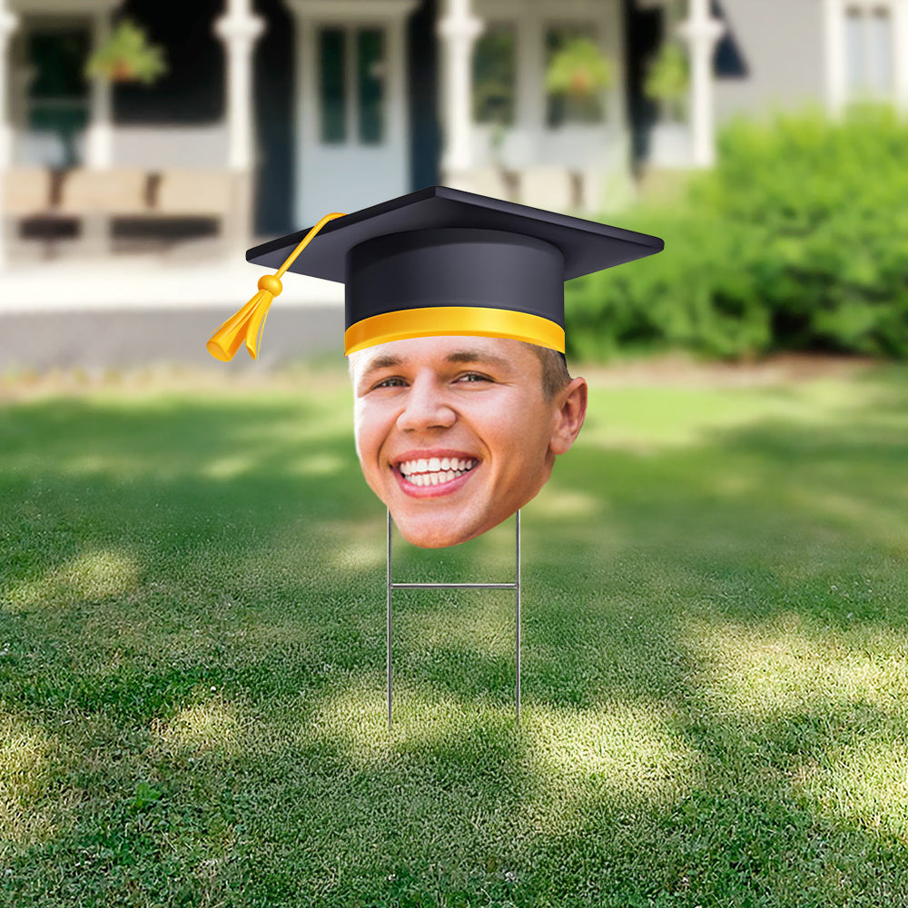 Custom Face Photo Congrats Graduation's Day Yard Sign TH10 898567