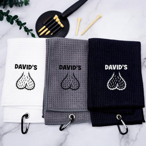 Personalized Funny Golf Embroidered Golf Towel for Golfer, Golf Ball Marker HA75 898642