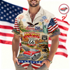 Celebrate 100 Years of Road Route 66 and America 250th Anniversary Custom Car Photo Hawaiian Shirt CH07 910510