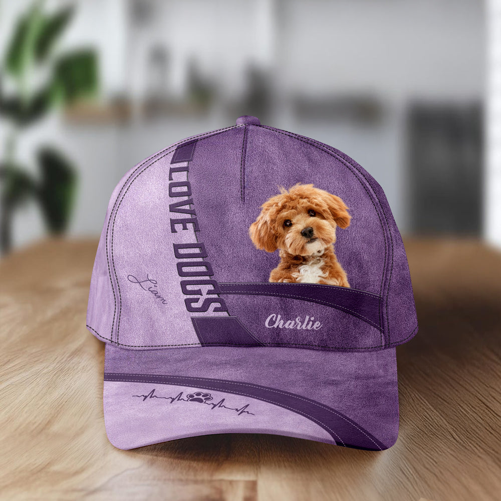 Custom Photo Love Dog Classic Cap TA29 889965