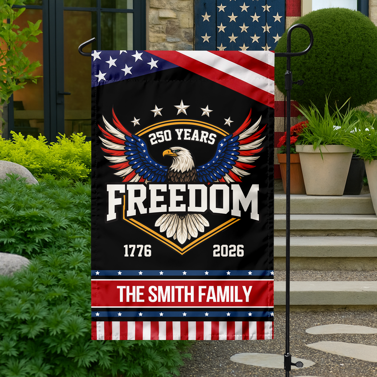 America 250 Years of Freedom 1776–2026 Anniversary Garden Flag HA75 898660