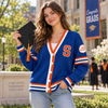 Personalized School Spirit V-neck Cardigan HO82 903590