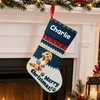 Custom Dog Photo Funny Christmas Stocking HO82 903756