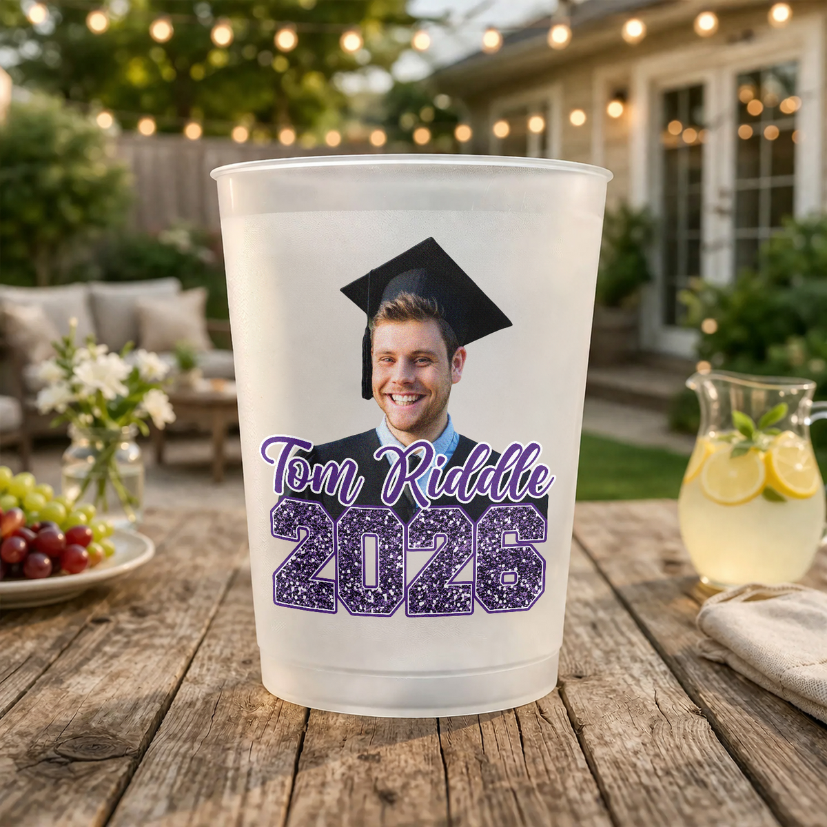 Custom Photo Class of 2026 Graduation Cups For Party HA75 921134