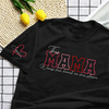 Custom Kids Names This Mama Wears Her Heart On Her Sleeve LM32 899859