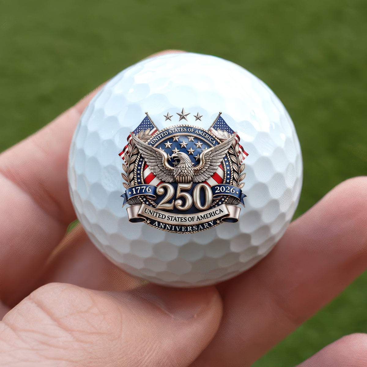 United States Of America 1776-2026 Anniversary - America 250 Golf Ball TH10 169255