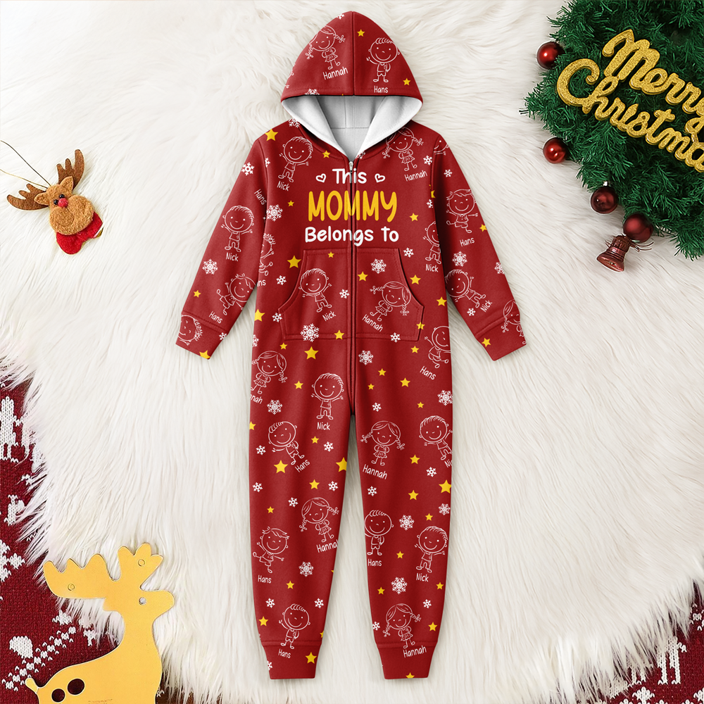This Mommy Belongs To Kids - Personalized Onesie Pajamas HO82 900516