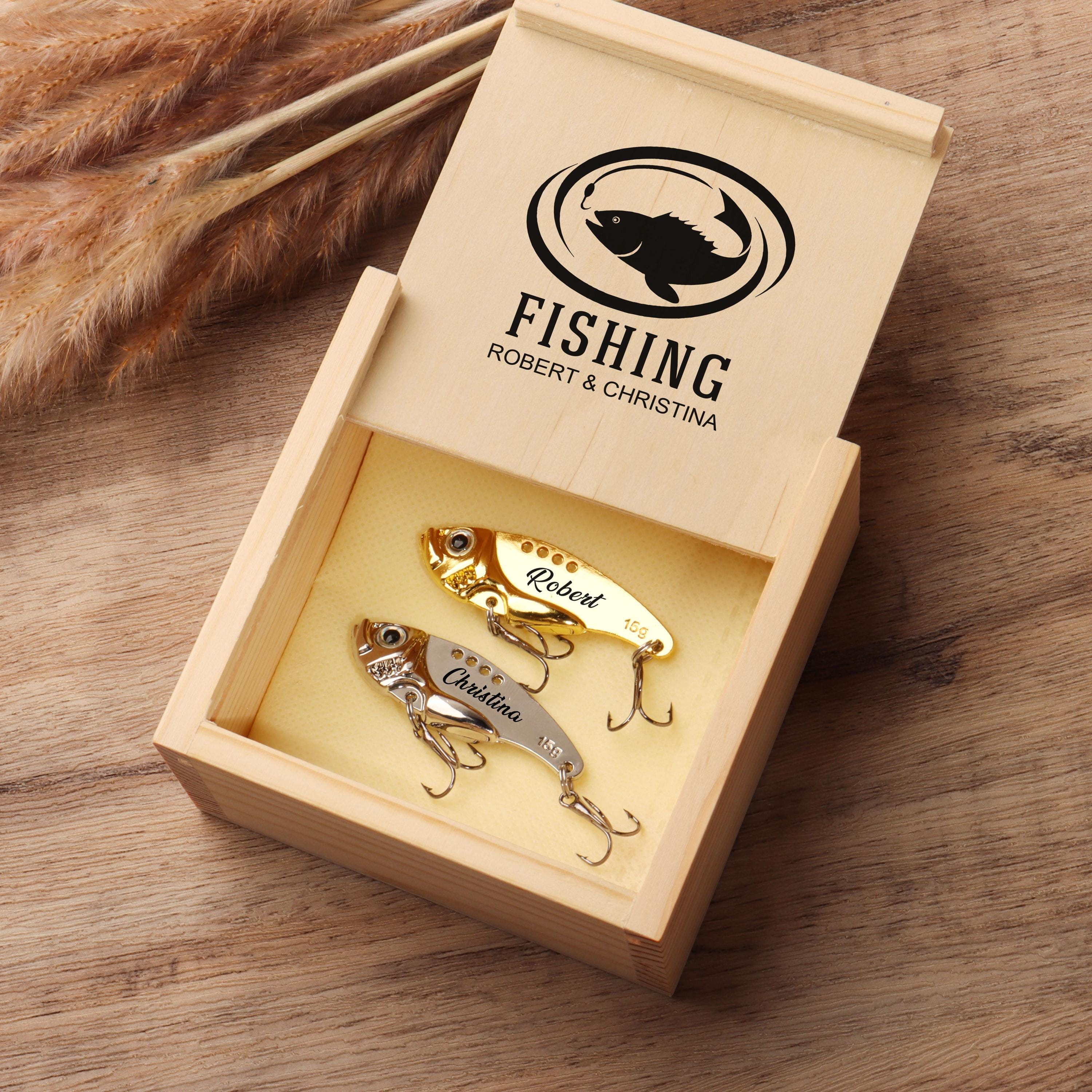 Personalized Name Engraved Fishing Lure, Fishing Gifts, Father's Day Gift