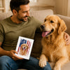 Custom Dog Photo America Flag Building Brick Block TH10 170007