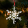 Custom Name Snowflake Acrylic Ornament Christmas Gift For Family CH07 899040