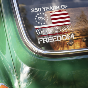 We The People 1776-2026 Patriotic 250th Birthday Car Window Decal Sticker HA75 898760